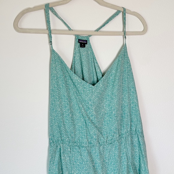 Patagonia Lost Wildflower Blue Green Print Dress with Pockets  Tencel‎ Size XL - Picture 4 of 11